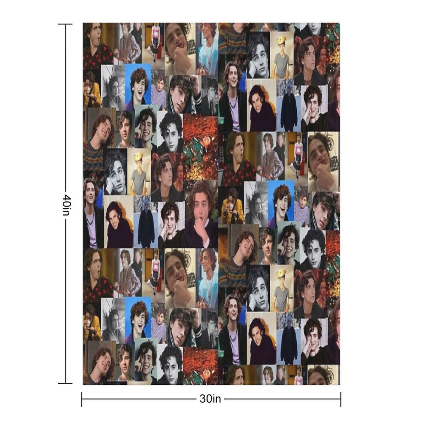 Another Timmy Collage Throw Blanket