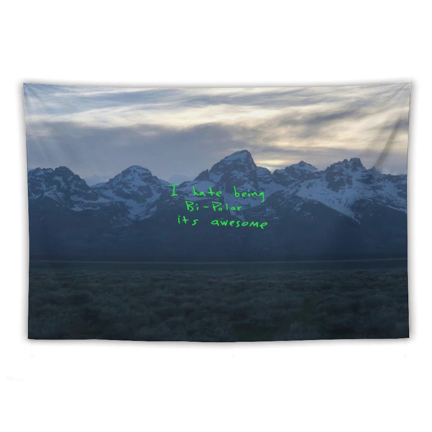 Knaye Rapper - Ye I Hate Being Bi-Polar Its Awesome Tapestry