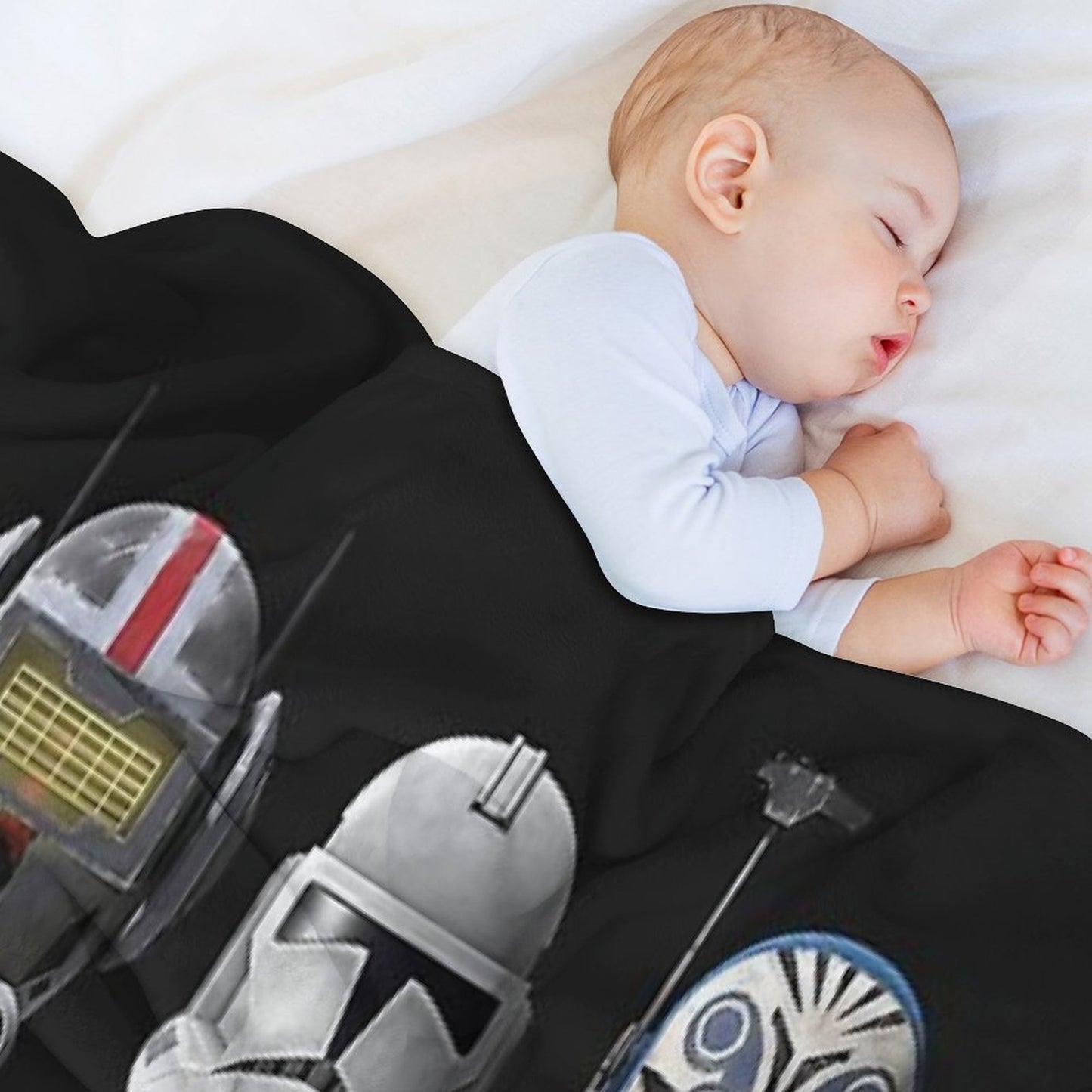 The Clone Wars Clone Helmets Throw Blanket