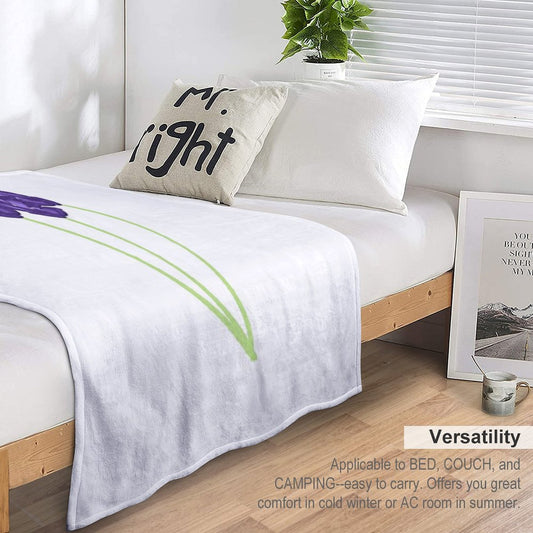 Lavender Throw Blanket