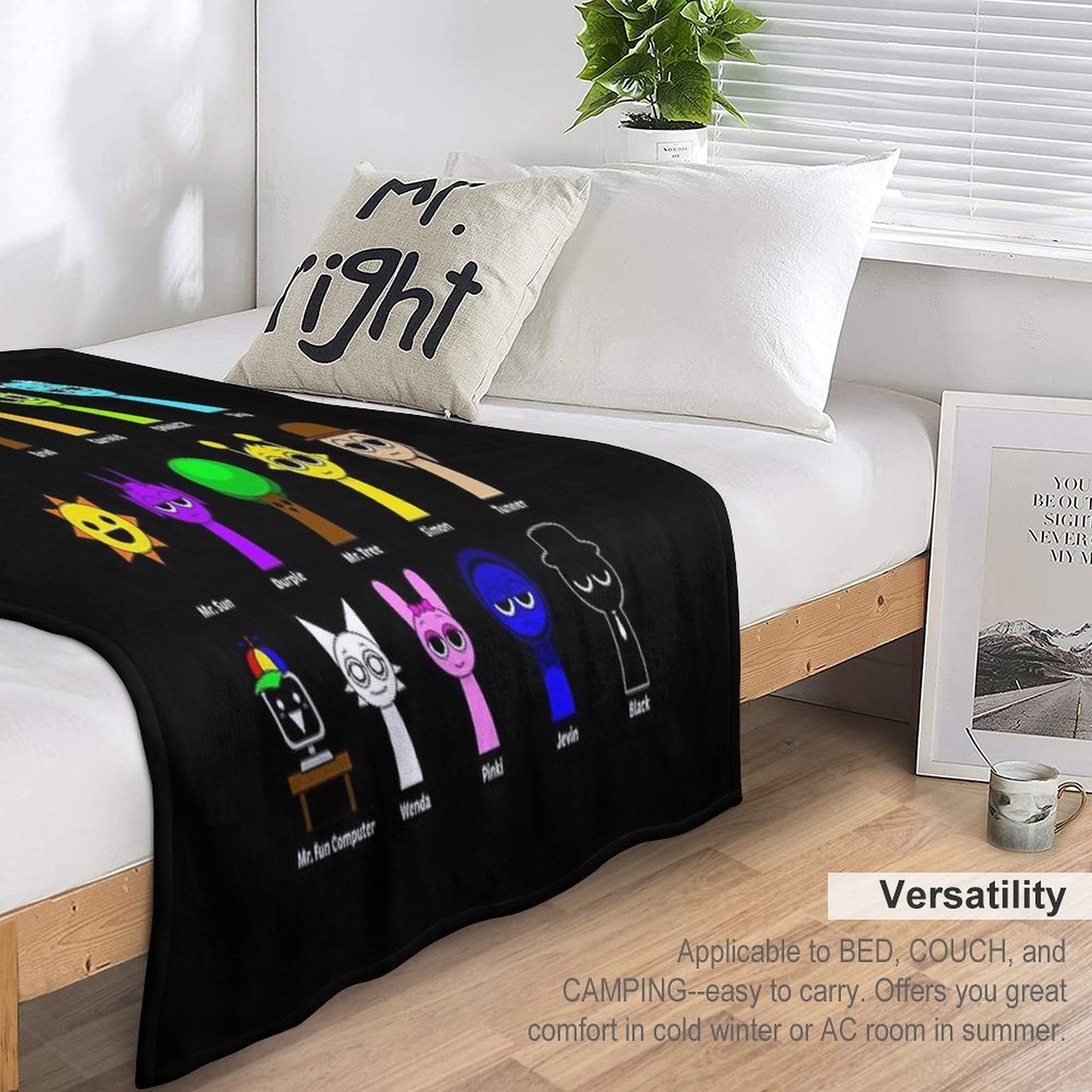 All My Sprunki Game Toys Throw Blanket
