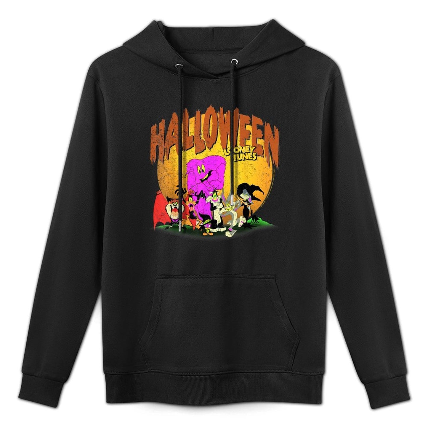 Looney Tunes Halloween Night Group Shot Versatile Streetwear Hoodie