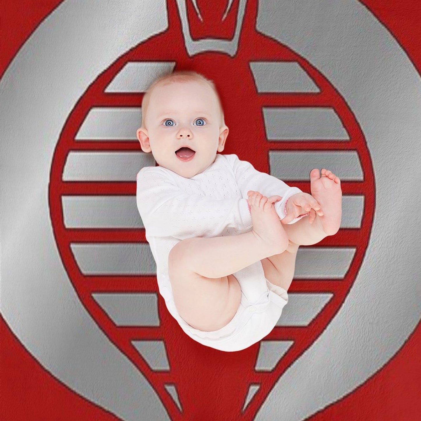 Cobra Crimson Guard Logo Throw Blanket