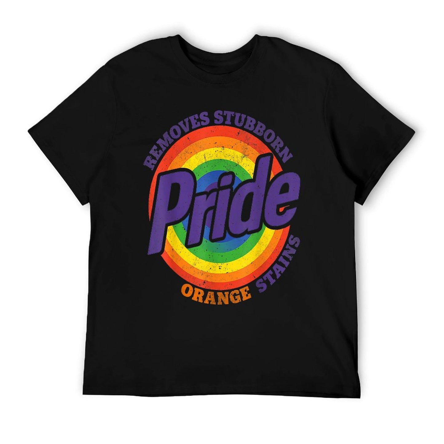 Pride Removes Stubborn Orange Stains Pride Month LGBTQ Retro T-Shirt