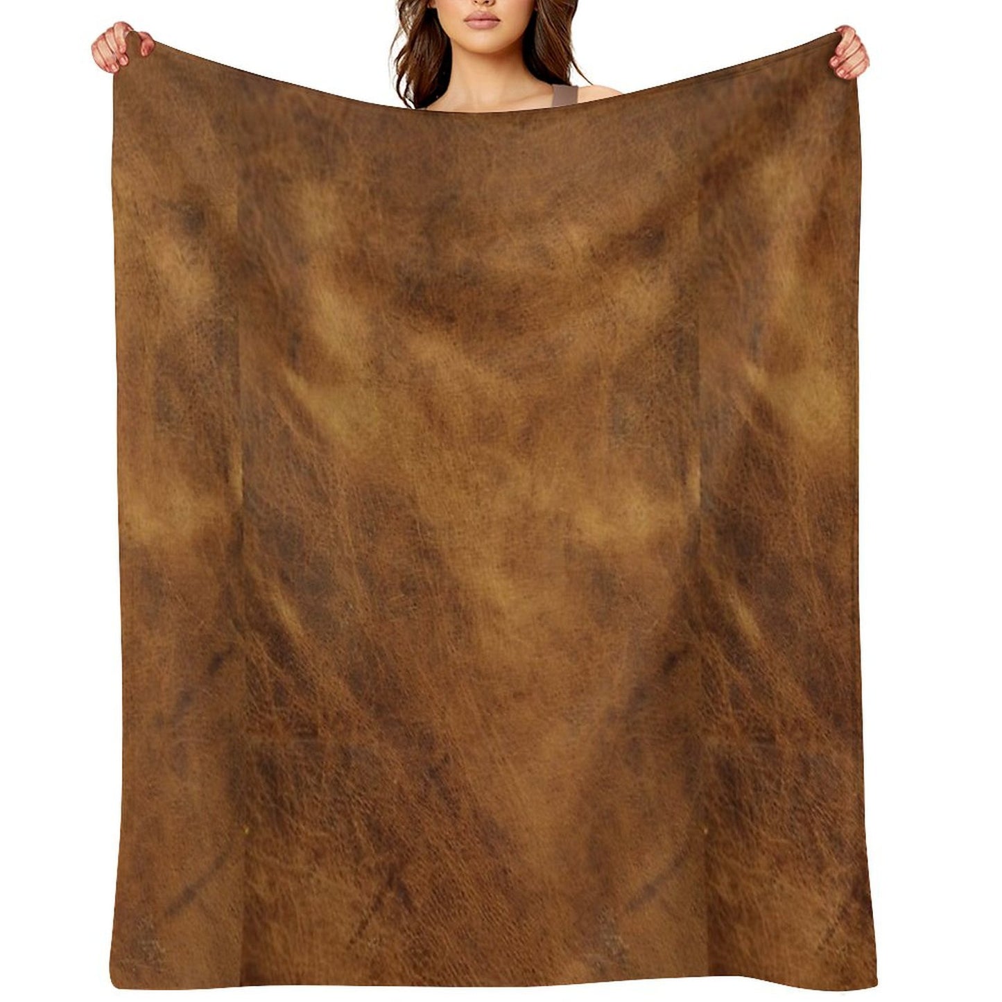 Leather Throw Blanket