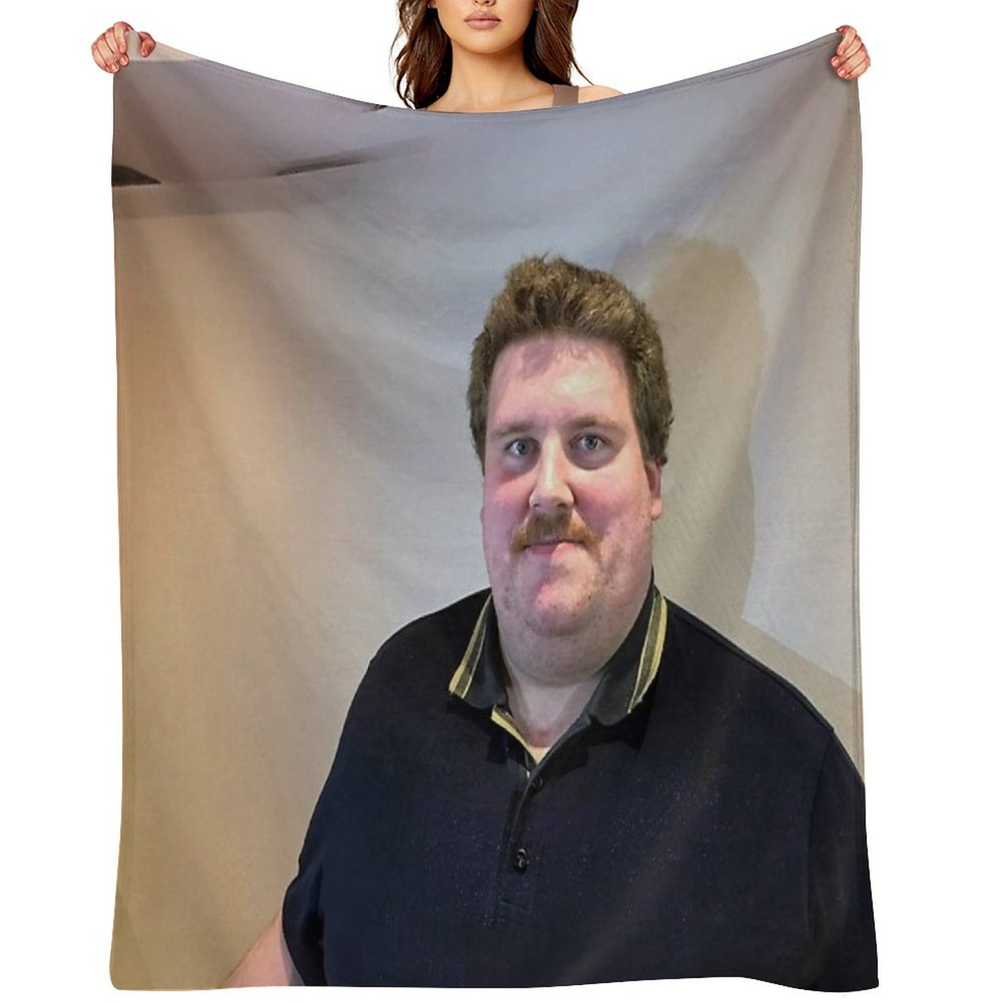 Drachenlord Poster - Rainer Winkler The Superstar Original (2024) Upscaled, High Quality Poster Throw Blanket