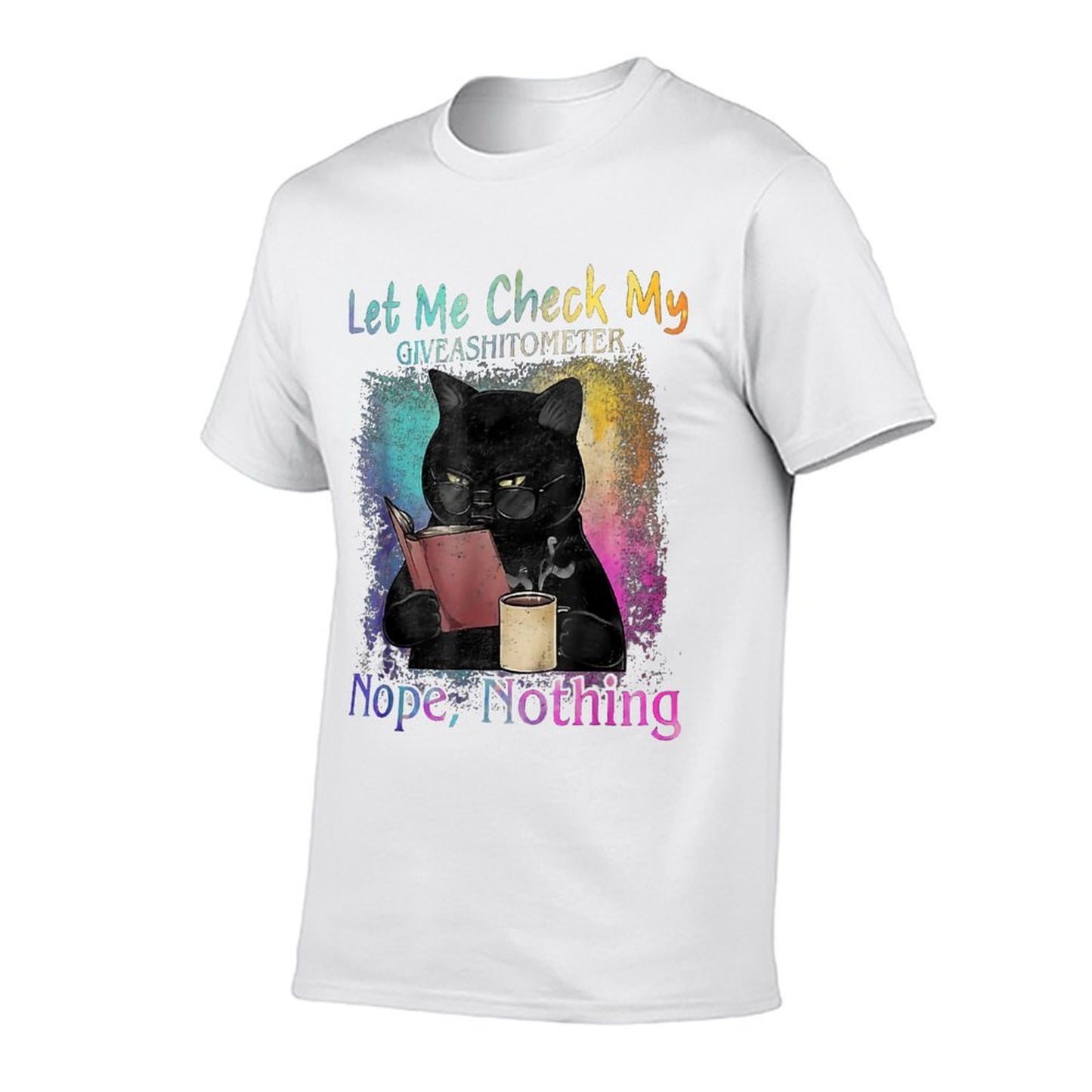 Let Me Check My Giveashitometer Nope Nothing Cat Classic T-Shirt