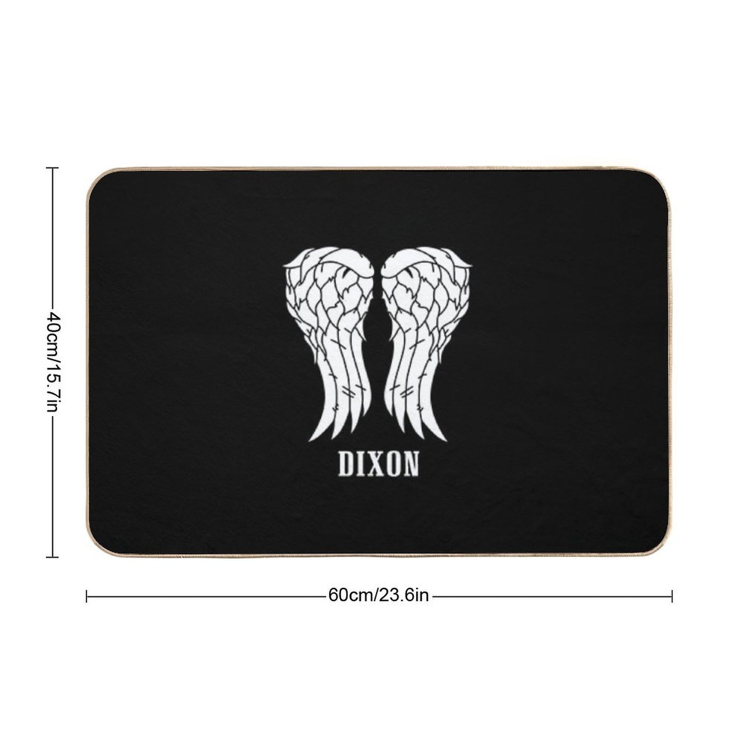 Daryl Dixon - Motorcyle Wings Bath Mat