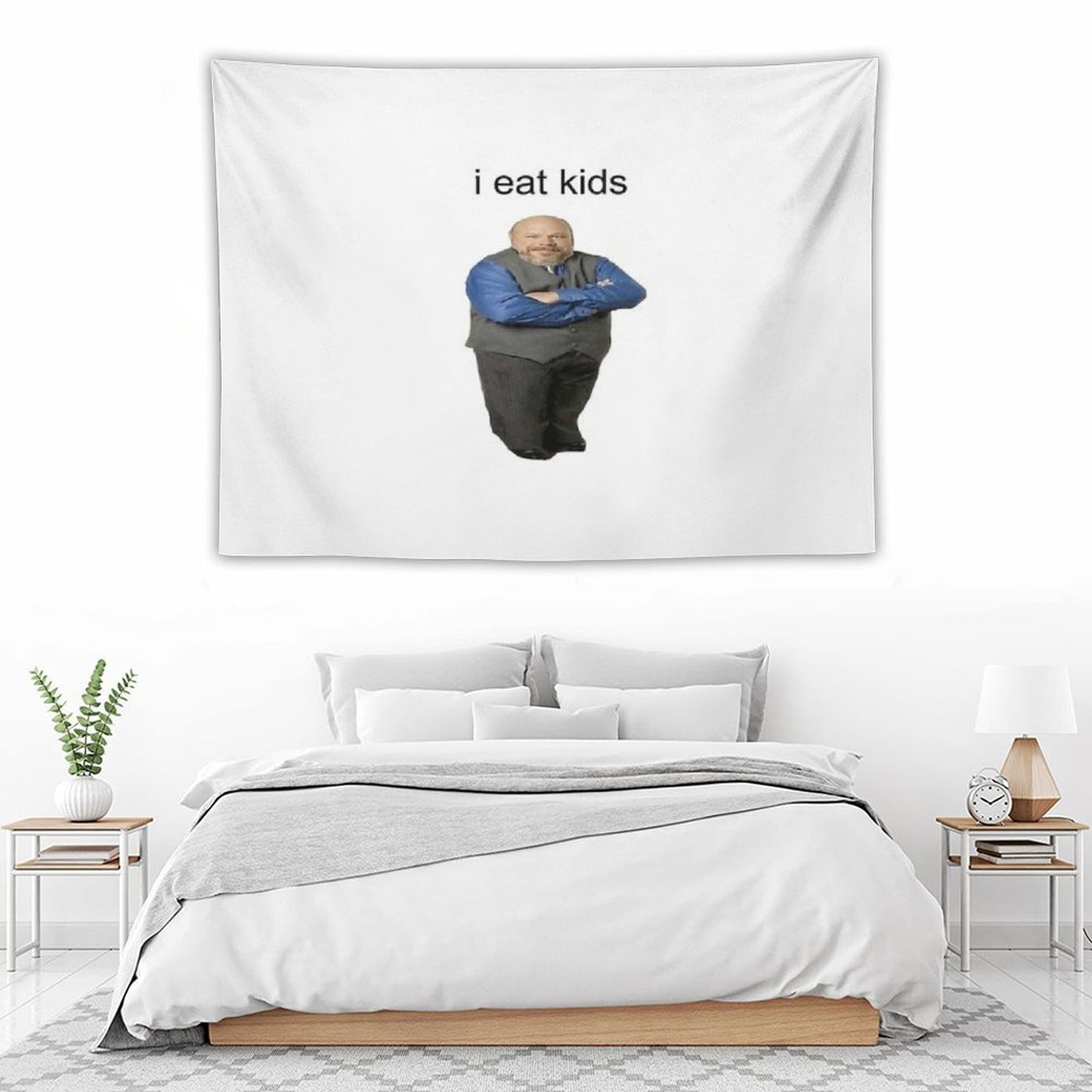 Bertram Eats Kids Tapestry