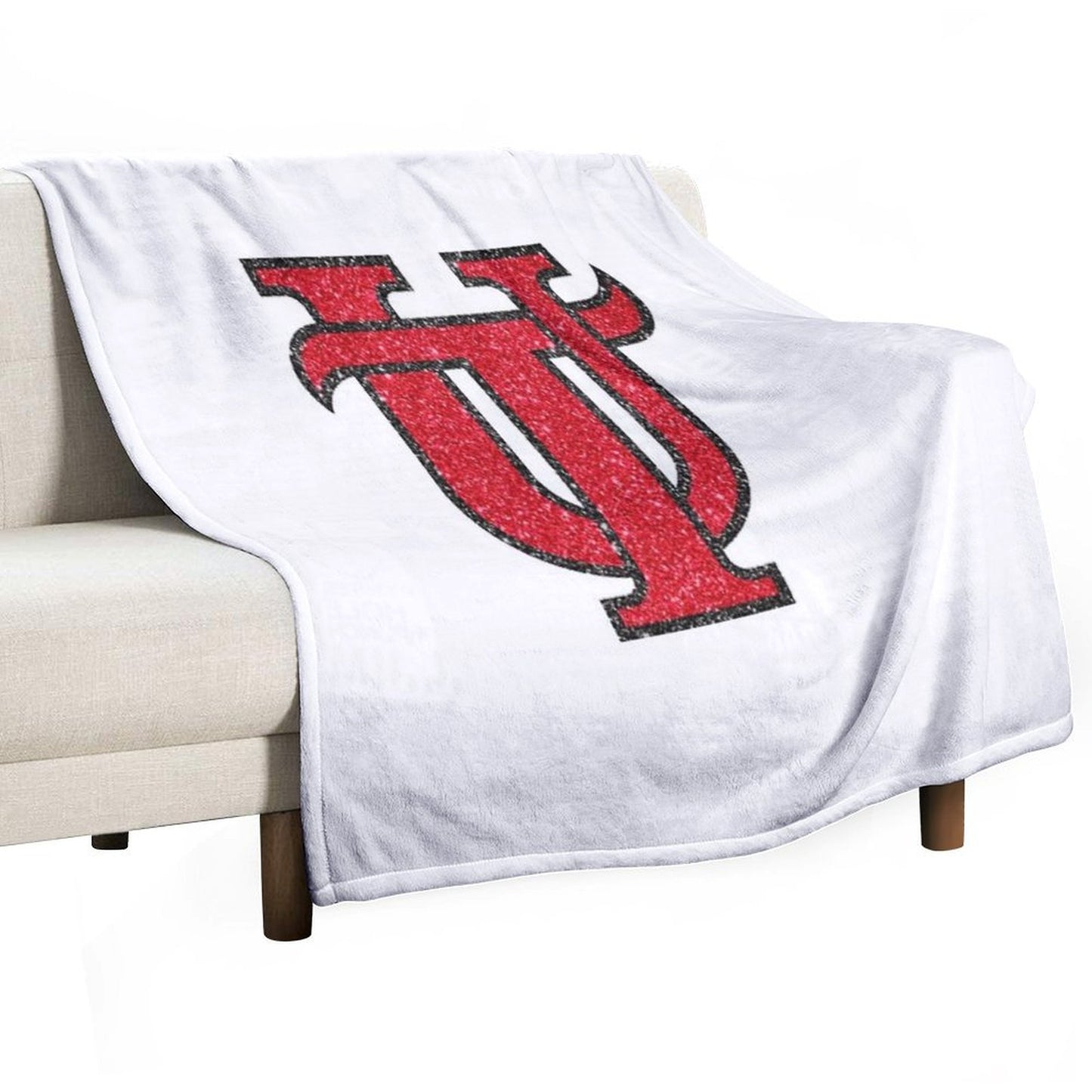 Utampa Glitter Logo Throw Blanket