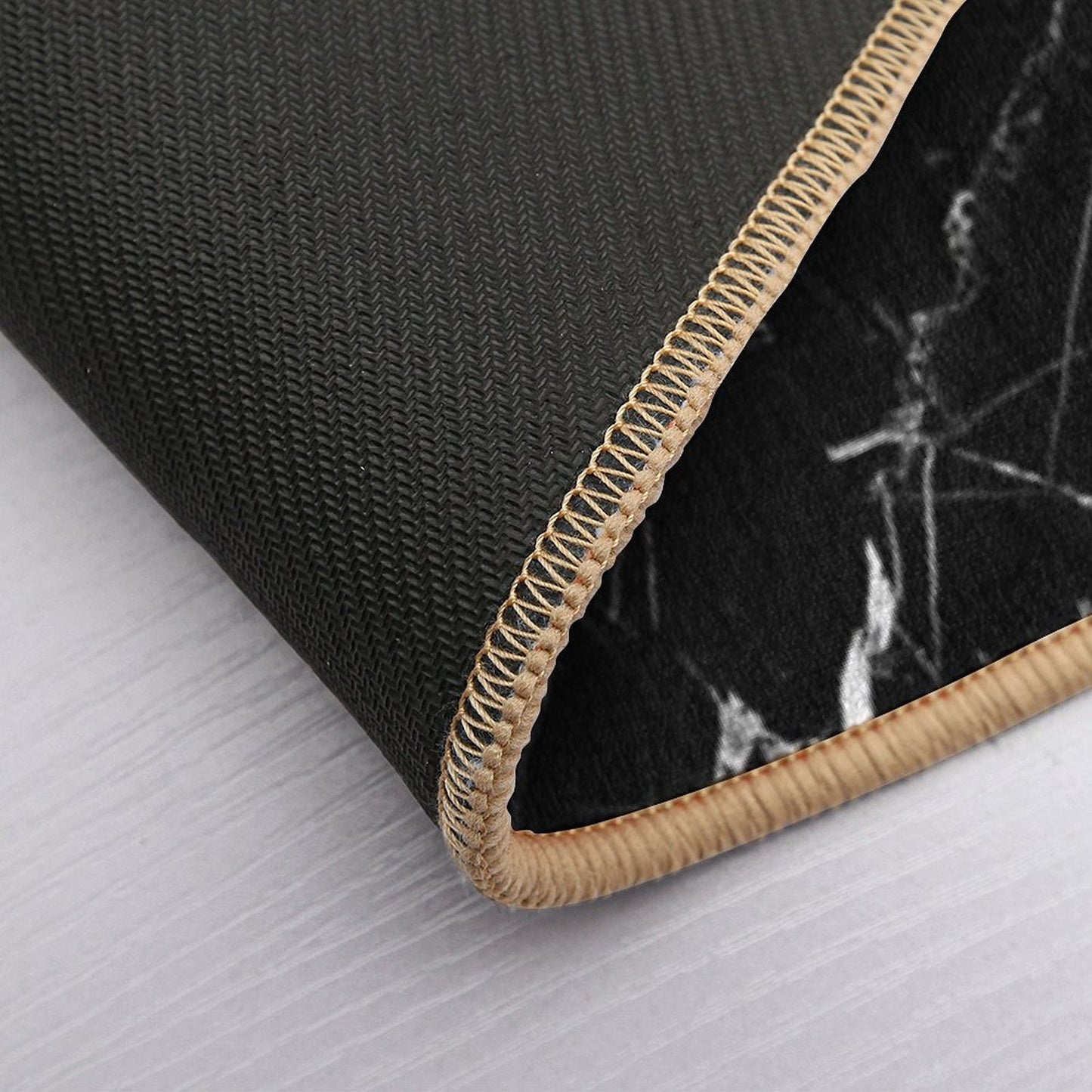 BLACK MARBLE Bath Mat