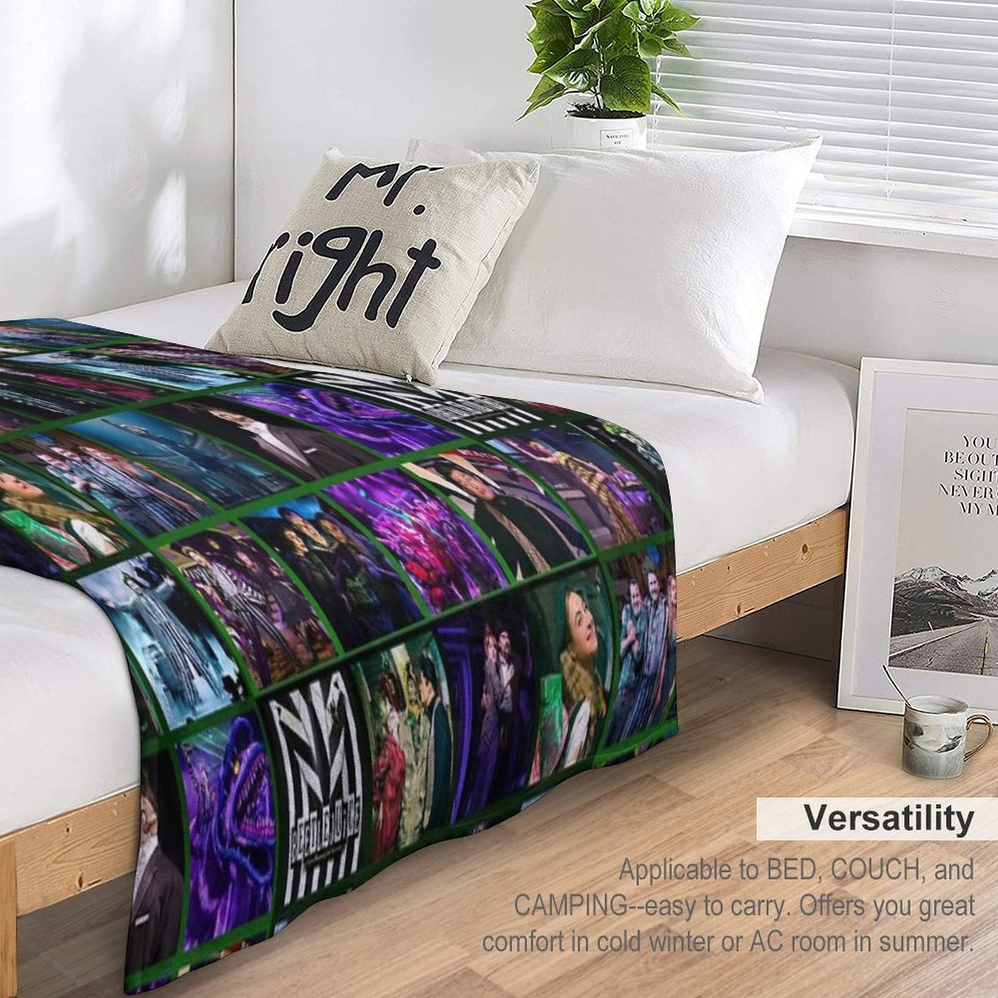 Beetlejuice Musical Throw Blanket