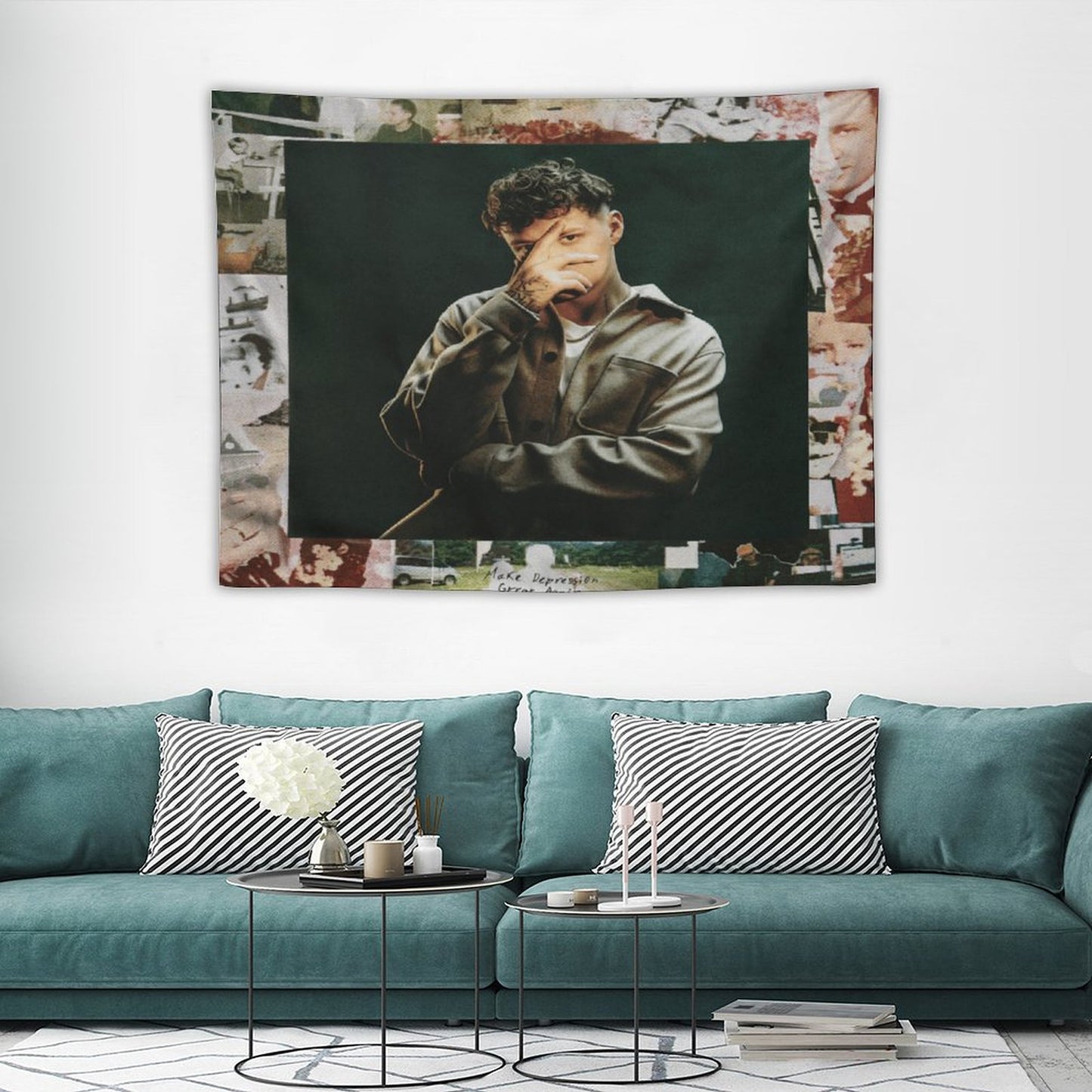 MAKE DEPRESSION GREAT AGAIN Tapestry