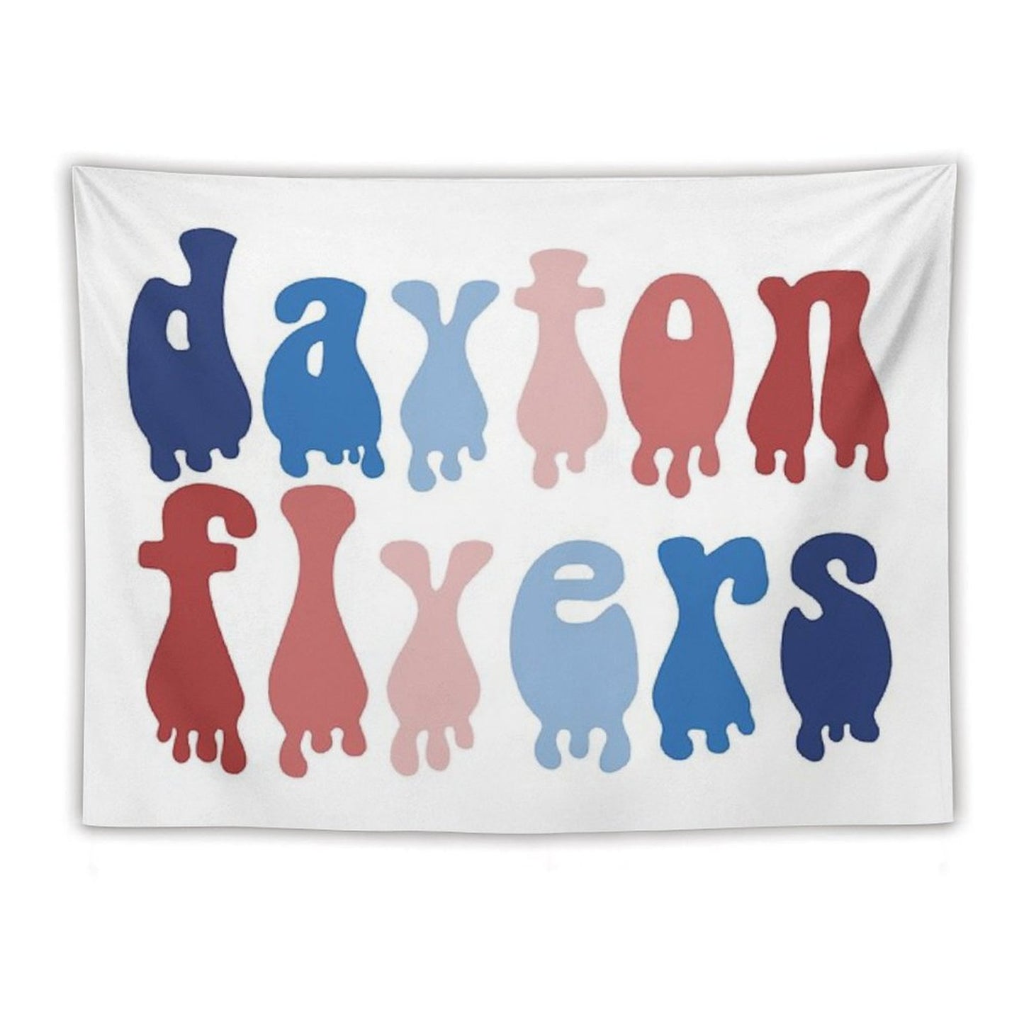 Dayton Flyers Drip Tapestry