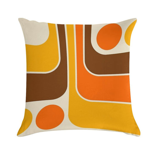 Retro Geometric Design 624 Soft Skin-Friendly Throw Pillow