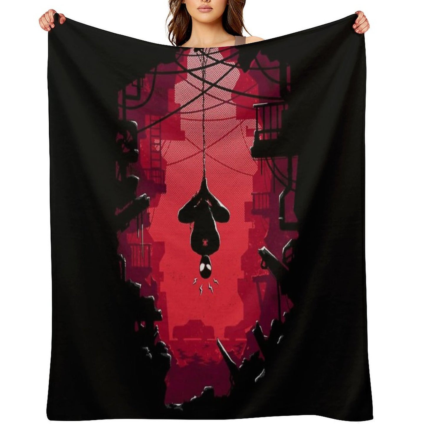 Friendly Neighborhood Throw Blanket