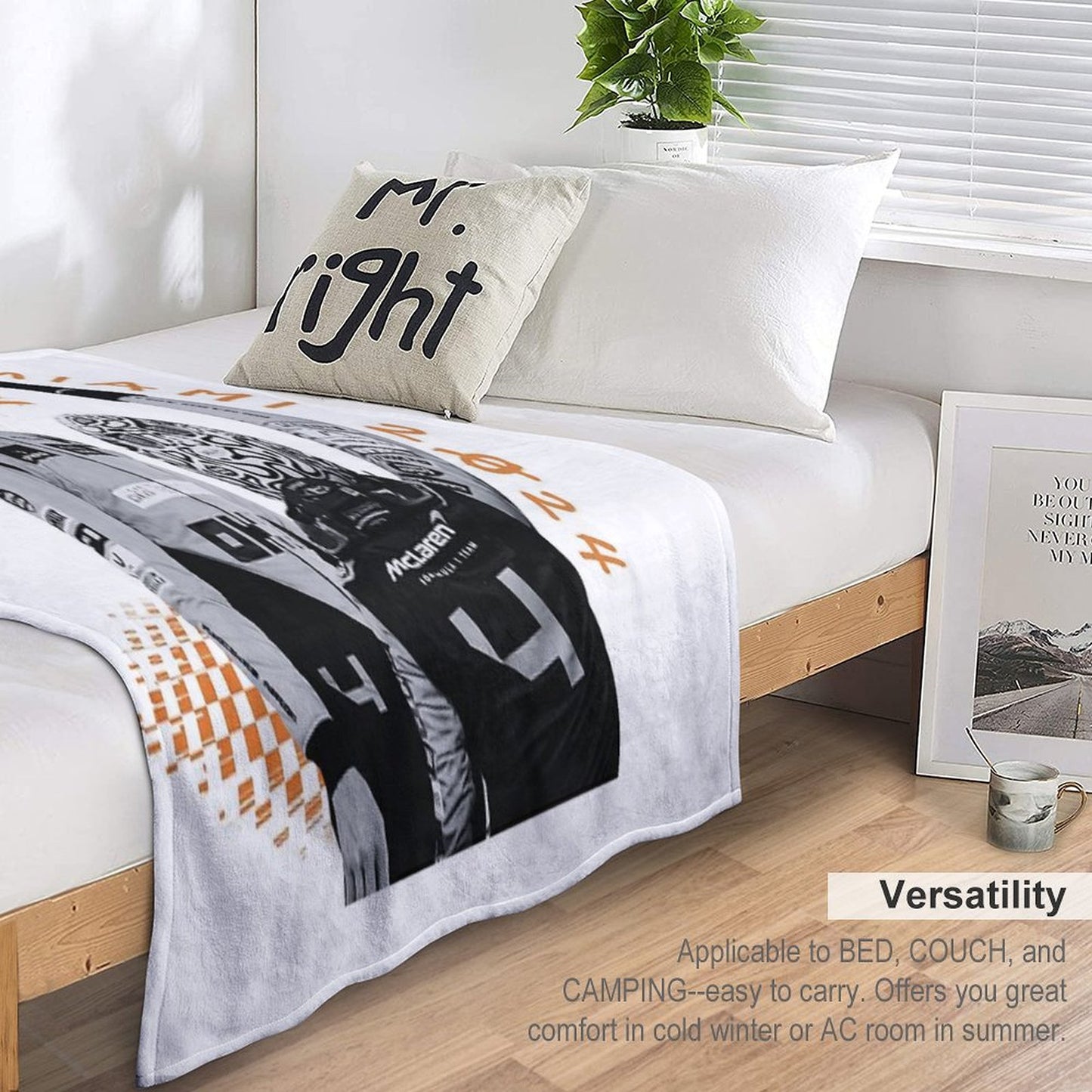 Lando Norris Wins Throw Blanket