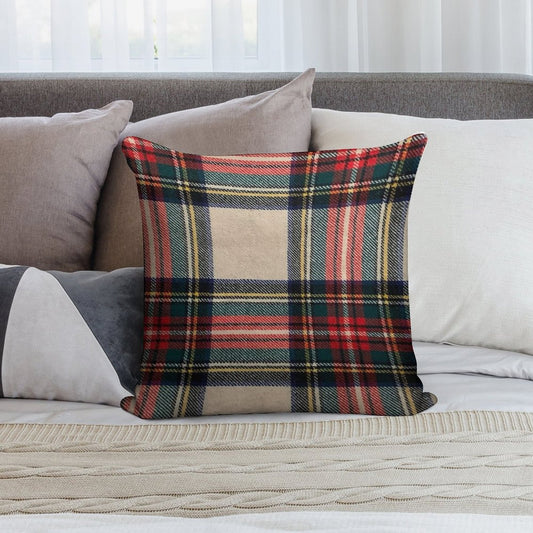 Stewart Dress Tartan - Pattern Soft Ultra-Soft Texture Throw Pillow