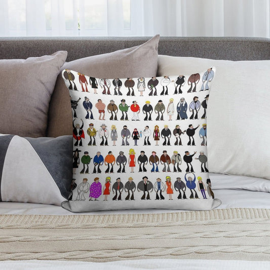 Columbo - The Murderers Soft Reinforced Edging Throw Pillow