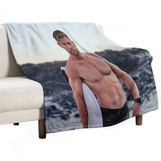 Chris Hemsworth Throw Blanket