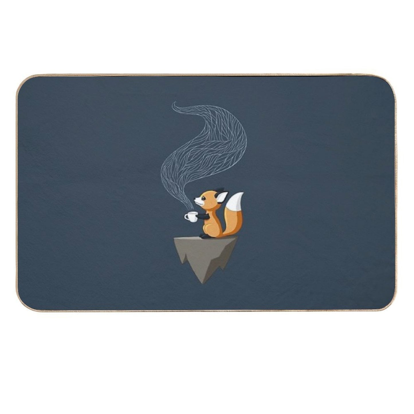 Fox Tea Repositionable Bath Mat