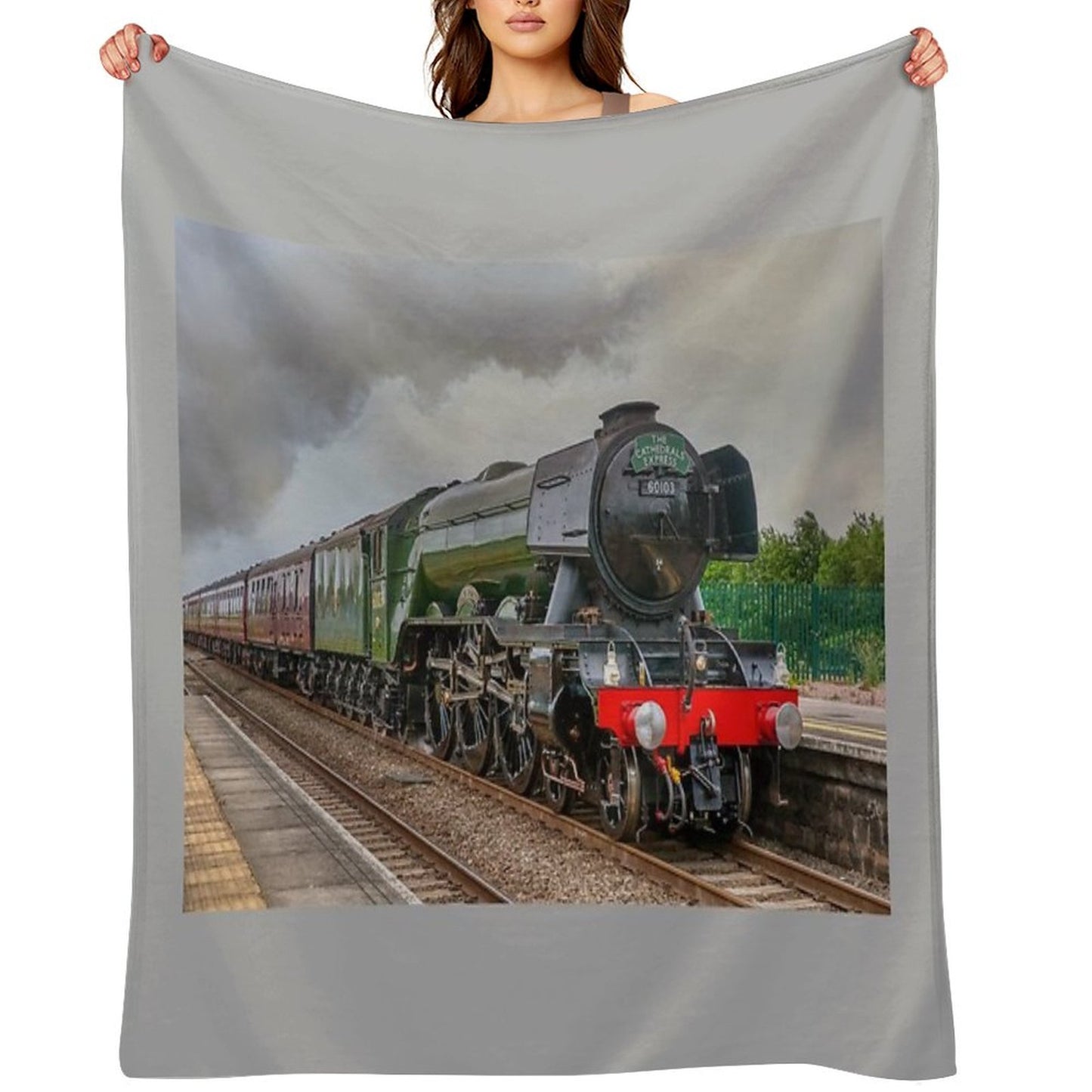 The Flying Scotsman Throw Blanket