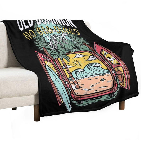 No Bad Vibes Tour 2023 Throw Blanket