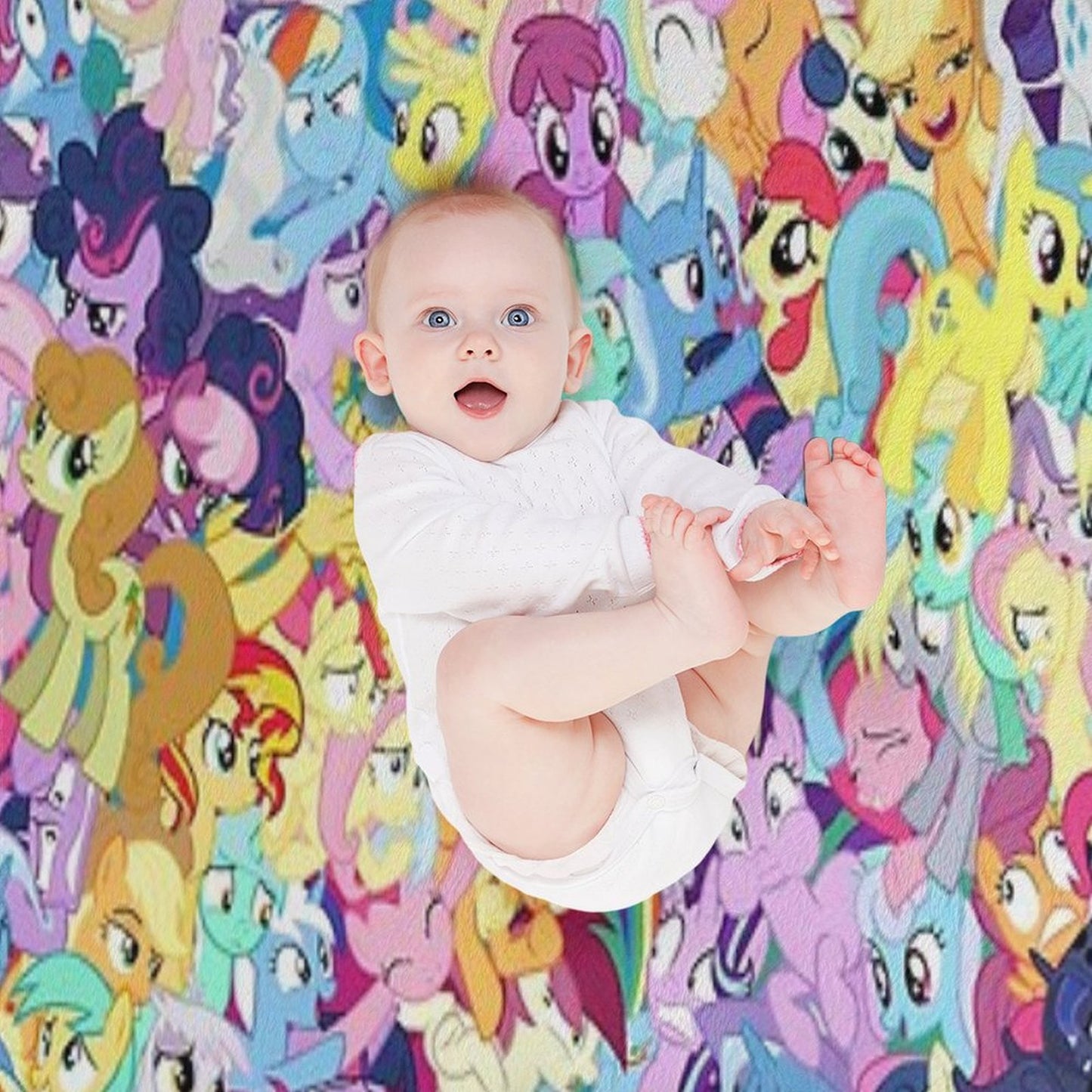 Everypony Mess Throw Blanket