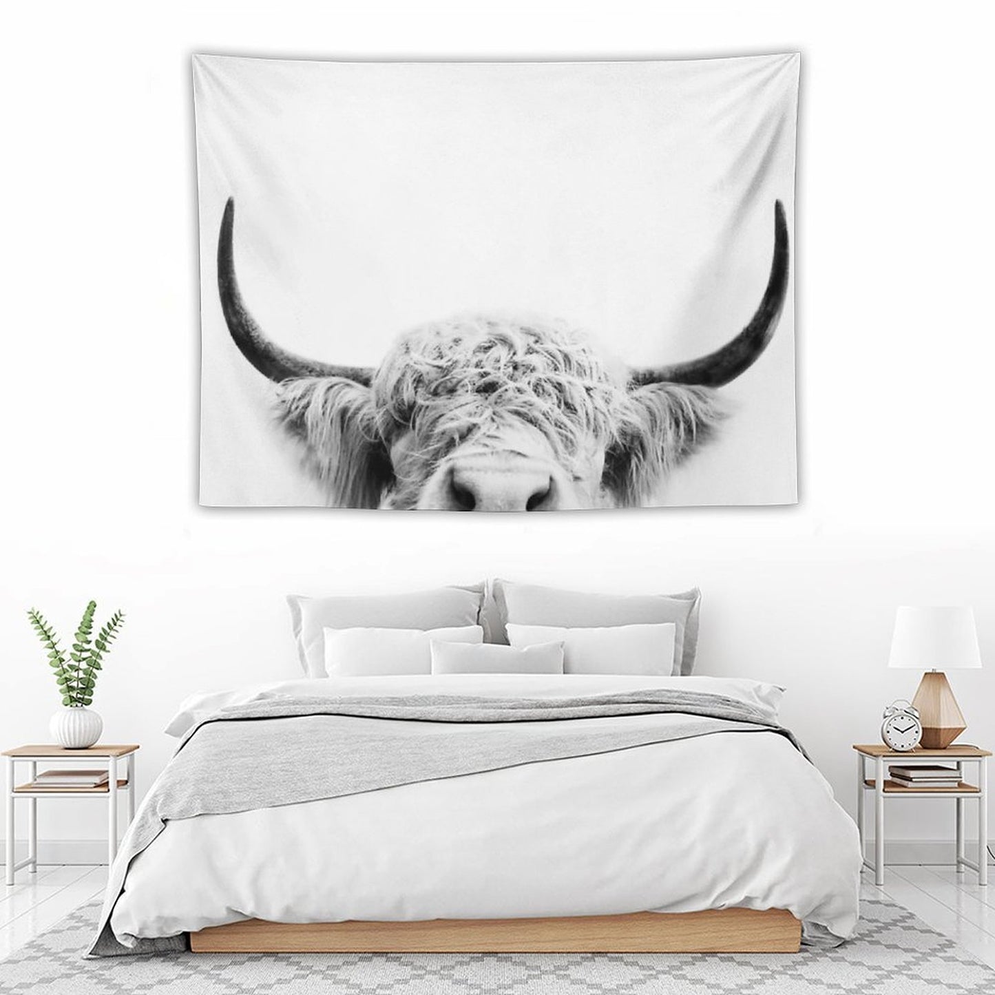 Peeking Cow Tapestry