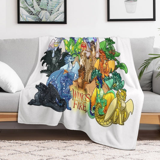 Wings of Fire Throw Blanket