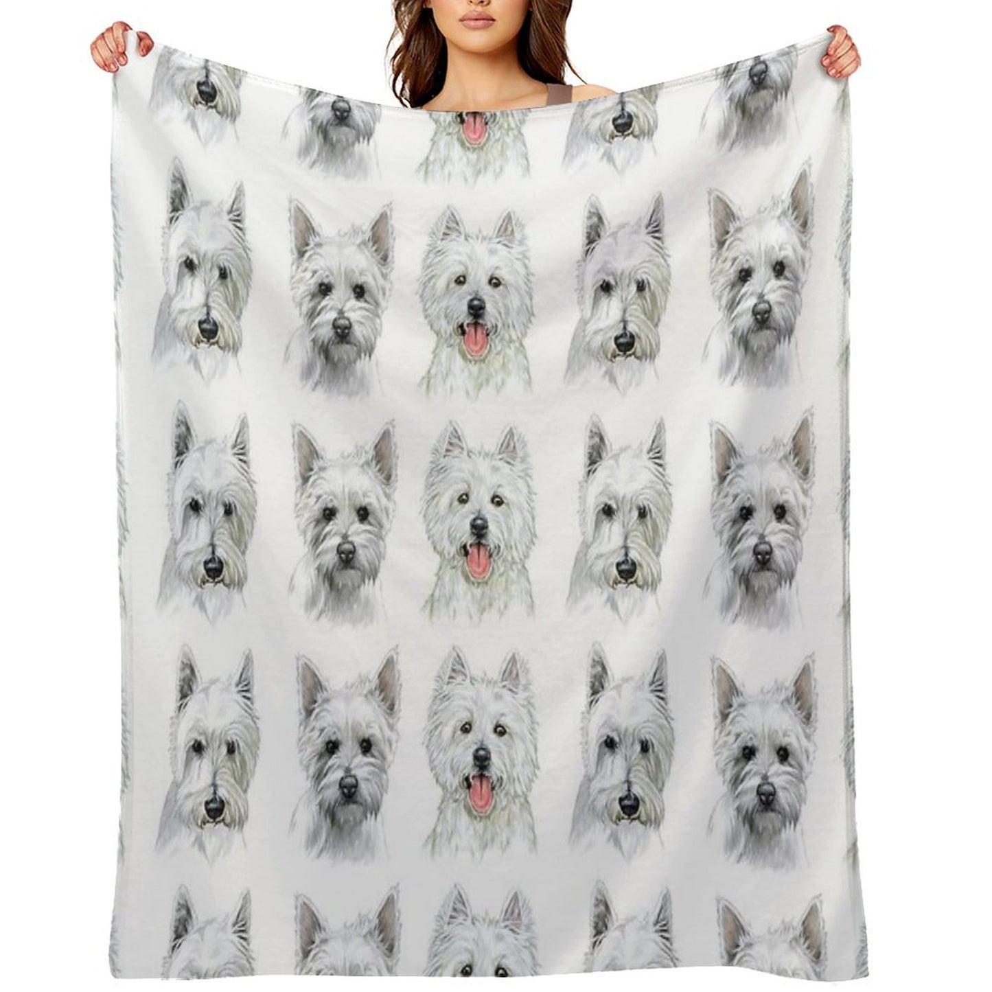 Westies Throw Blanket