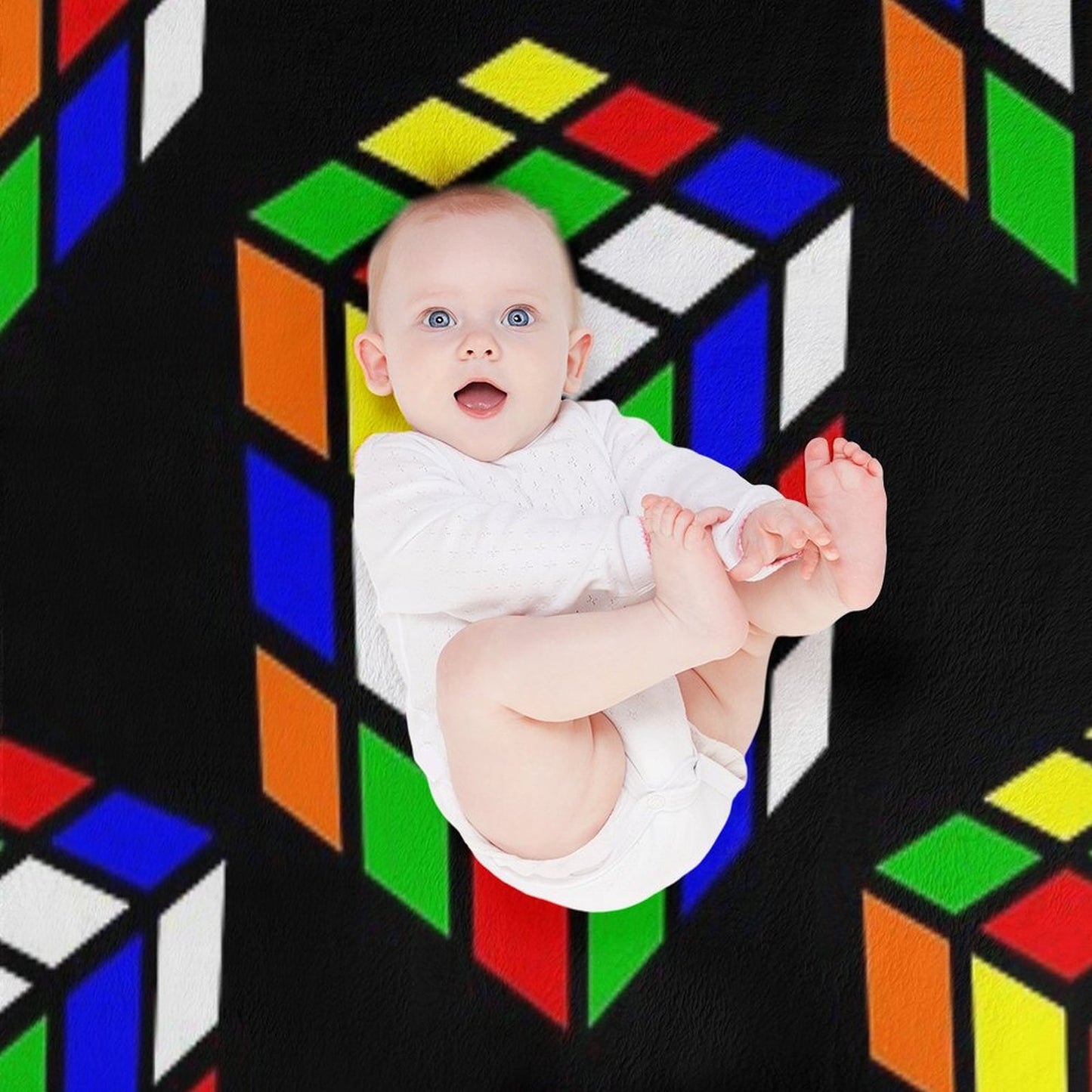 Magic Cube Throw Blanket