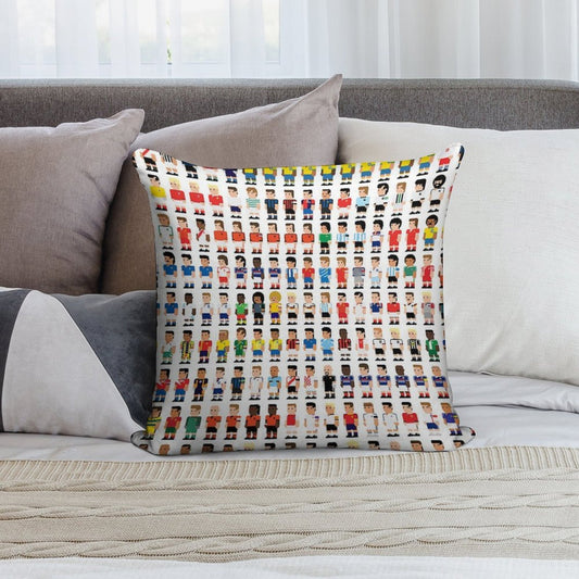 Soccer Legends Soft Warmth Comfort Throw Pillow