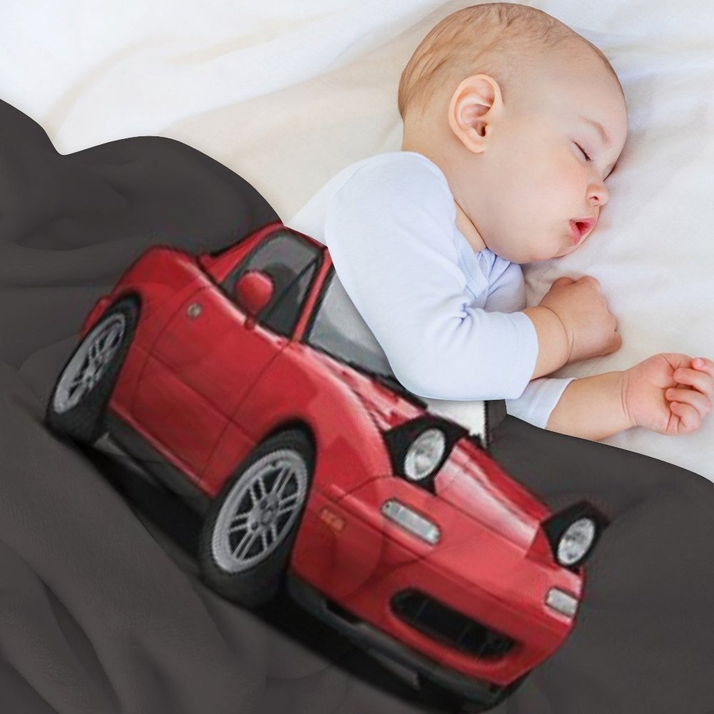 Mx5 Miata NA MK1 Illustration Throw Blanket