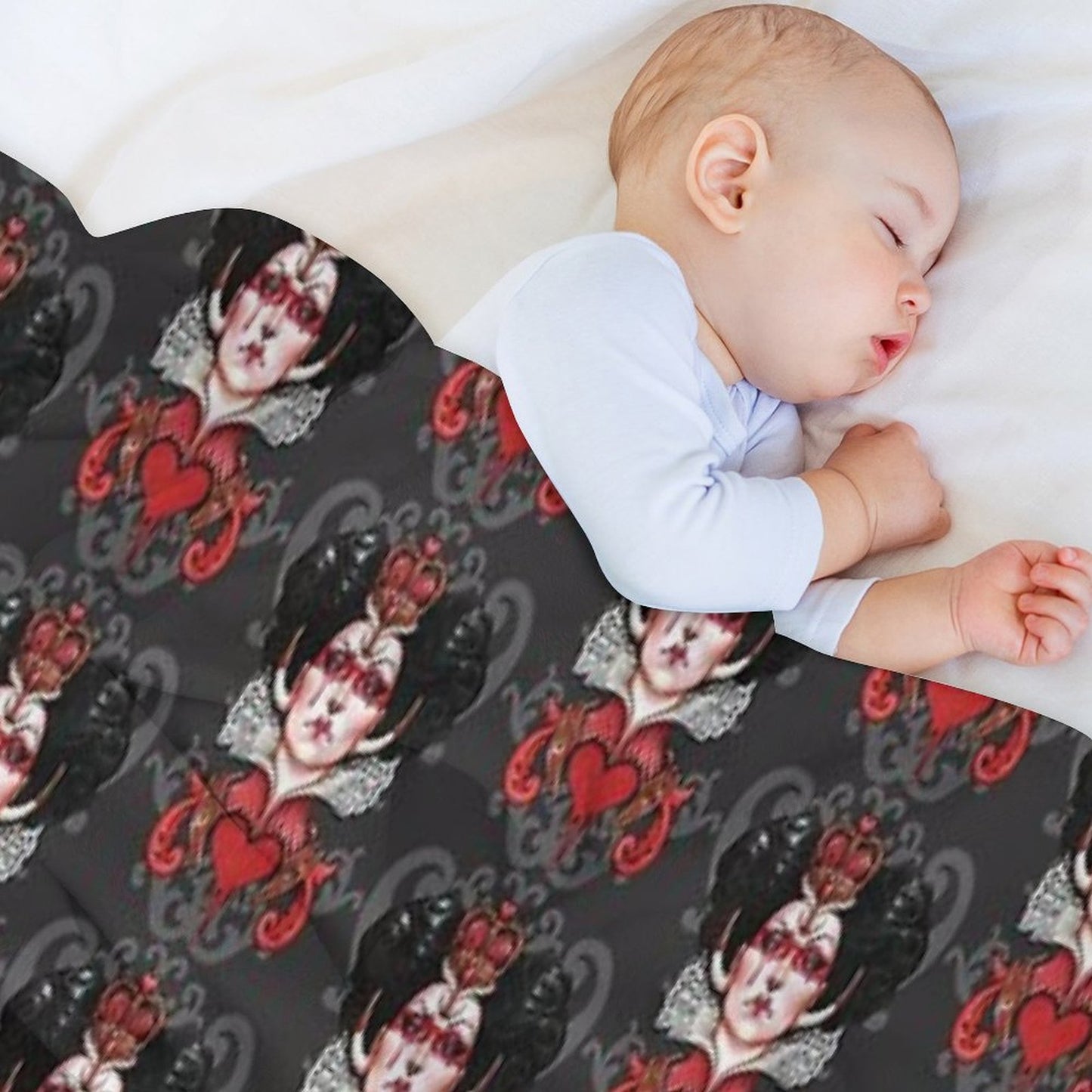 Queen of Hearts Throw Blanket