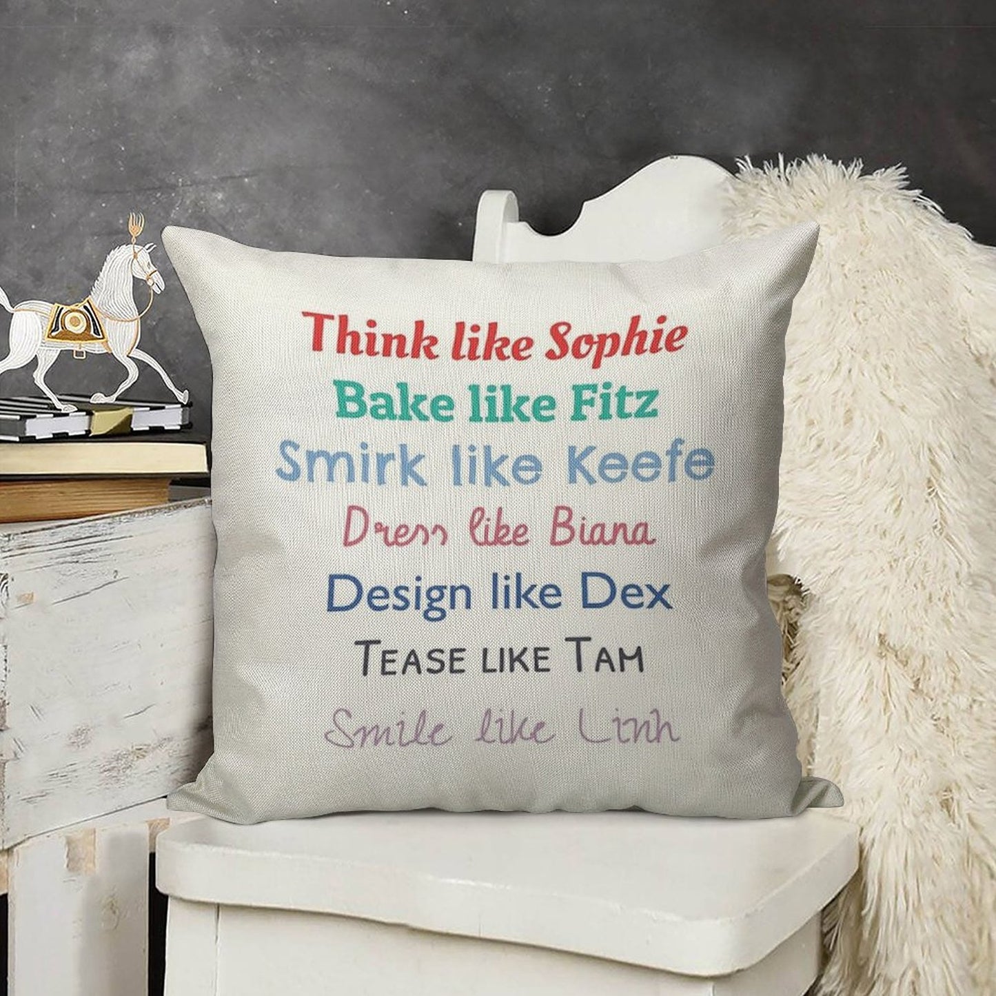 Keeper of The Lost Cities Spectacular Seven Linen Throw Pillow Cover