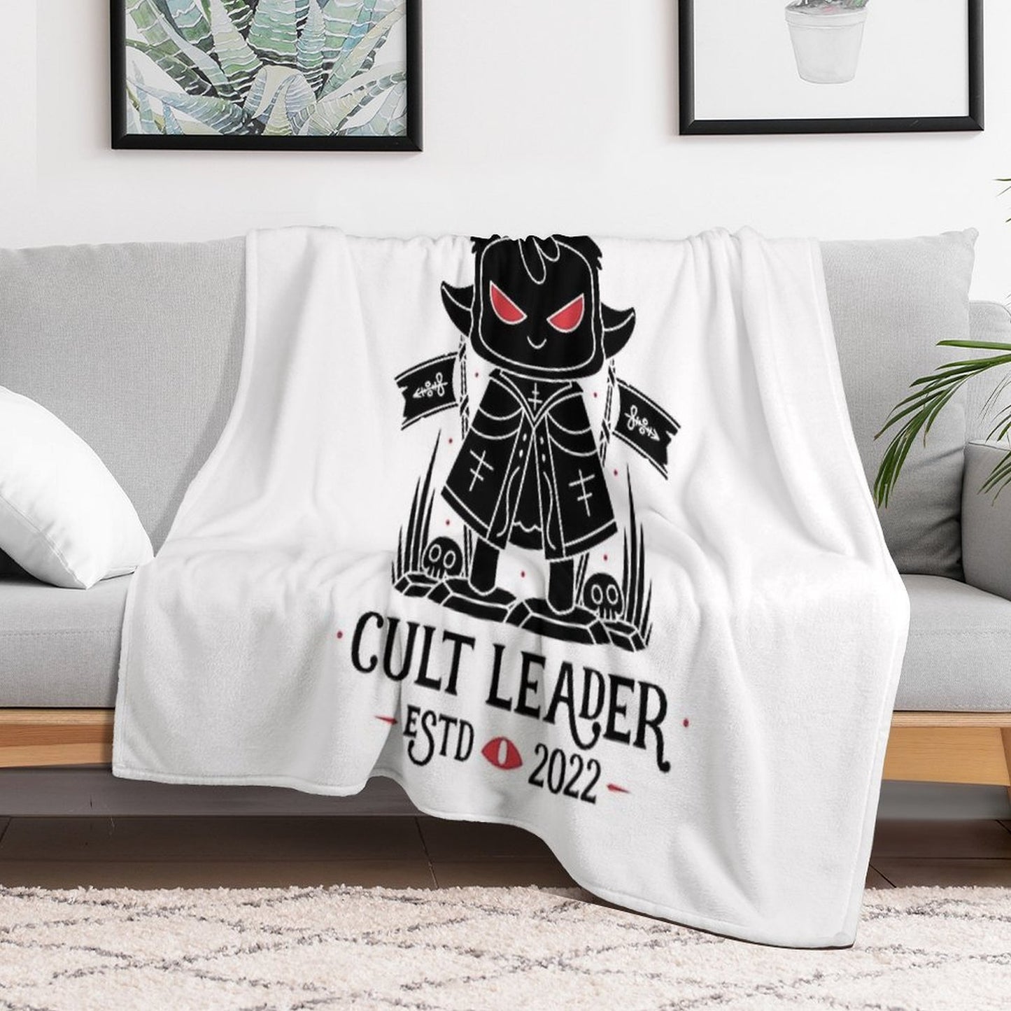 Cult Leader Throw Blanket