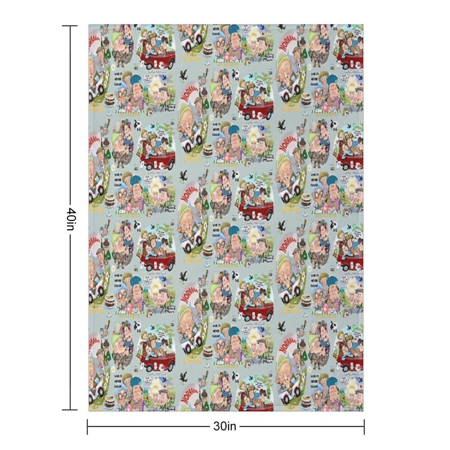 Last of The Summer Wine Mix Throw Blanket