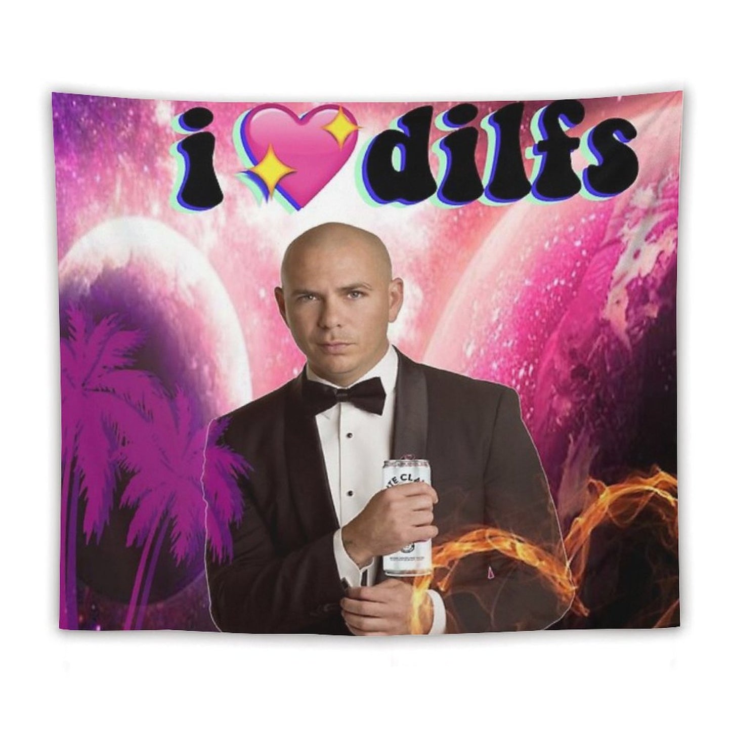 I Love Dilfs Tapestry