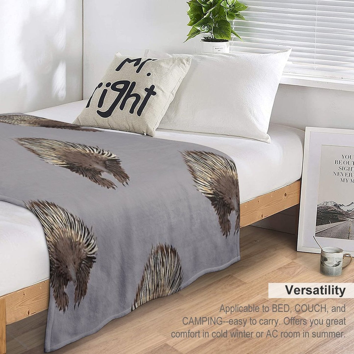 Echidna Throw Blanket