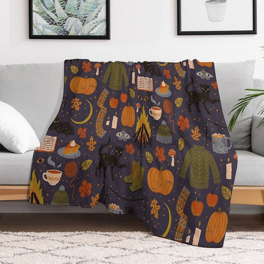 Autumn Nights Throw Blanket