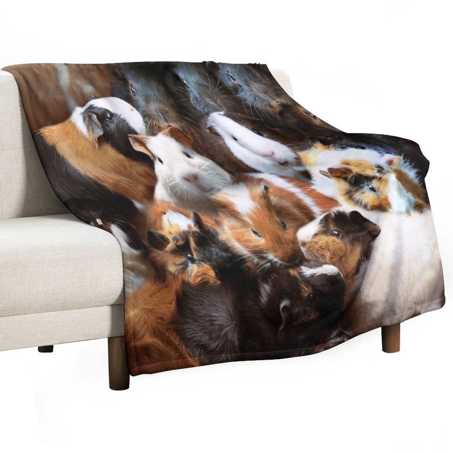Guinea Pigs Throw Blanket
