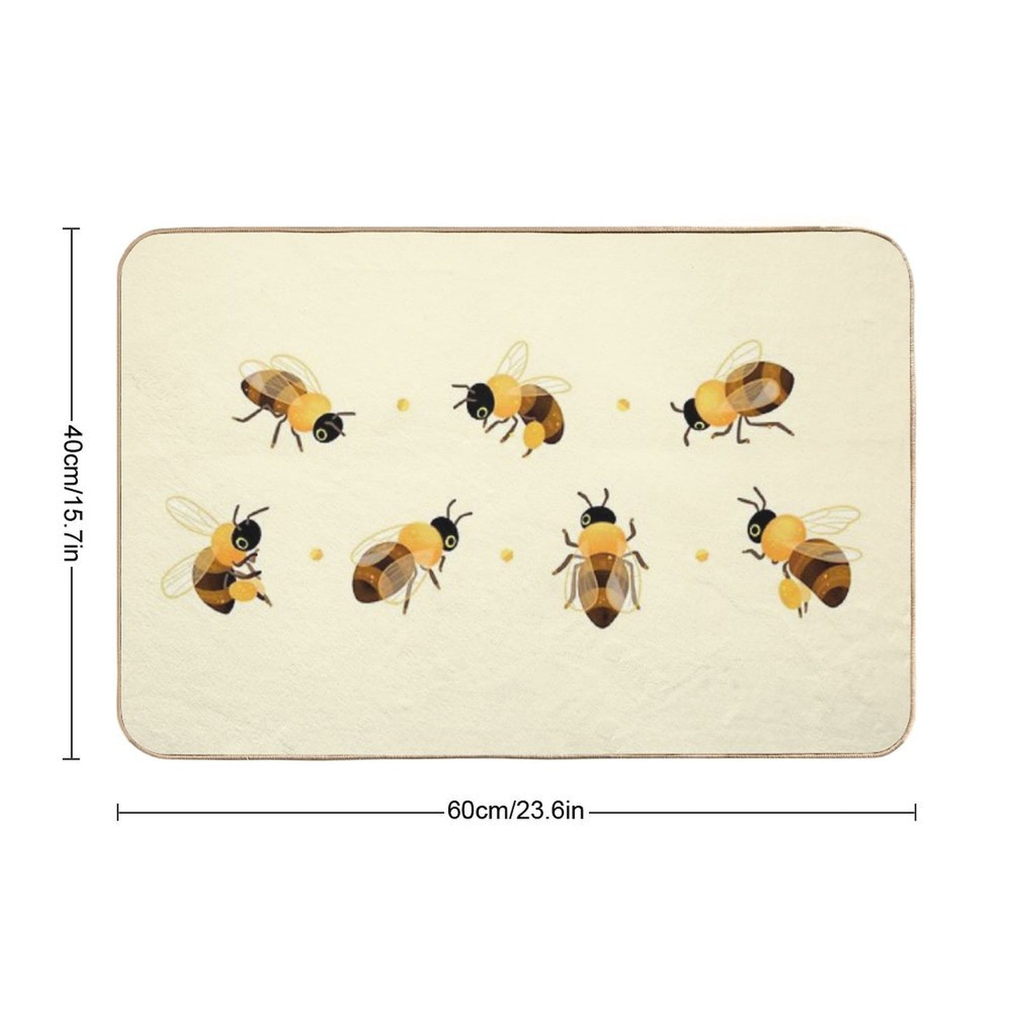 Honey Bees Bath Mat