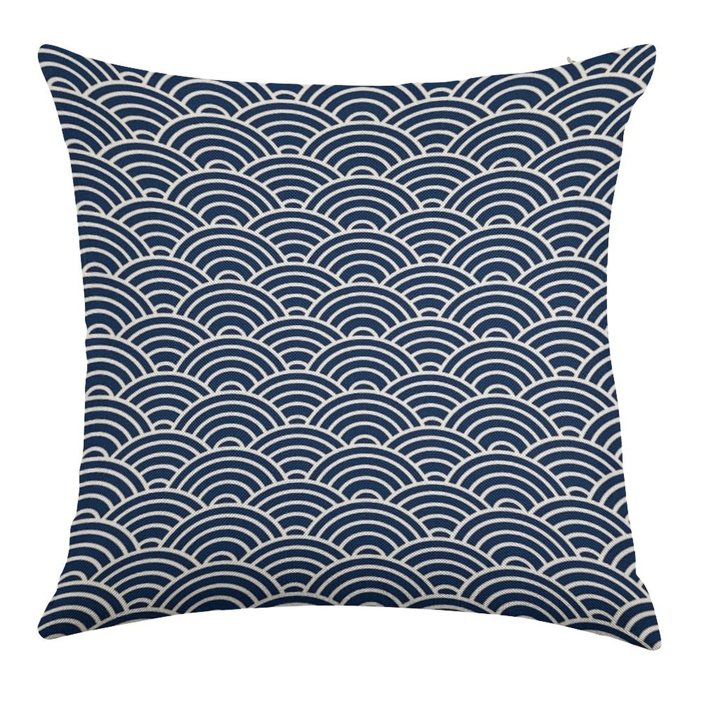 Seigaiha  Japanese Collection Linen Throw Pillow Cover
