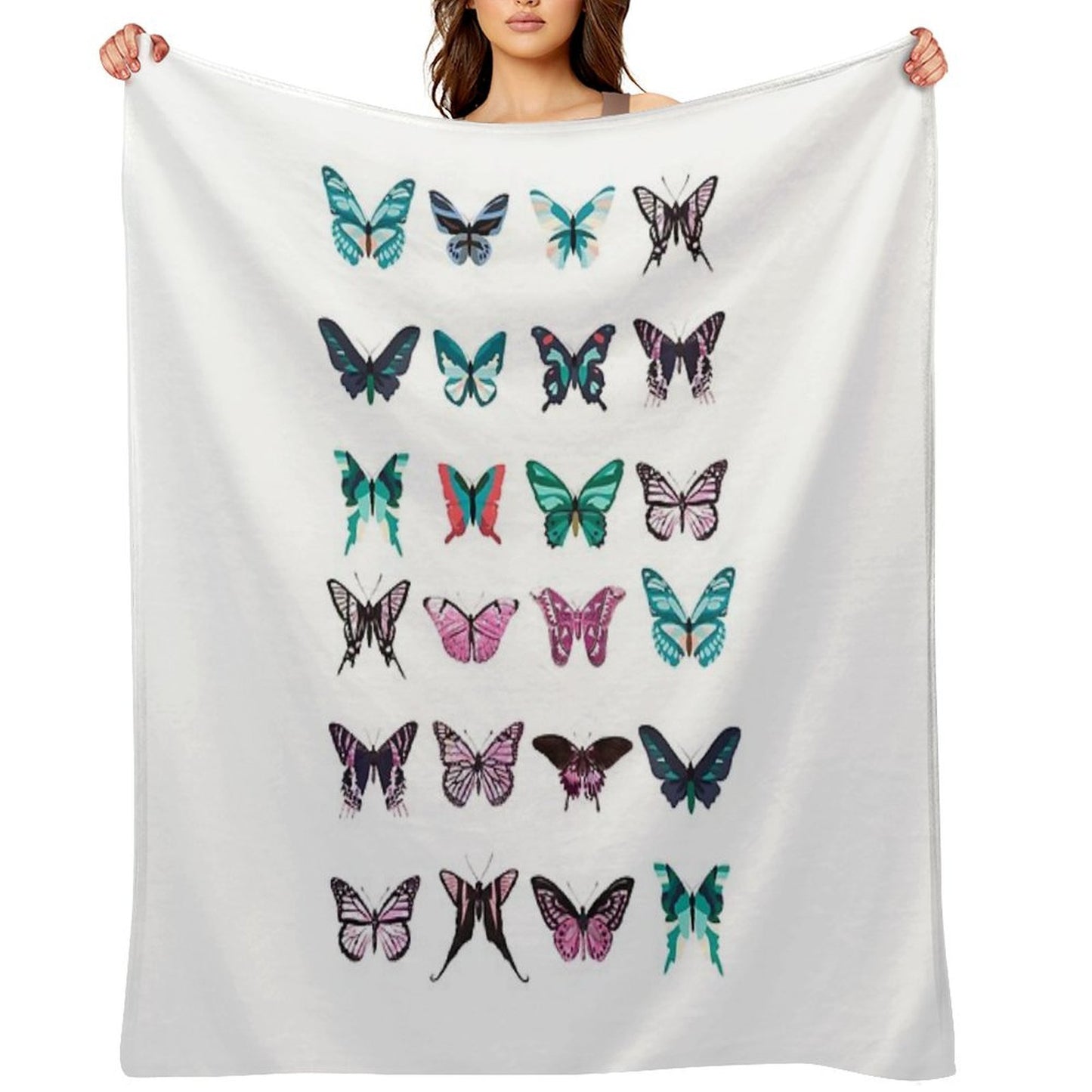 Butterfly Pattren Throw Blanket