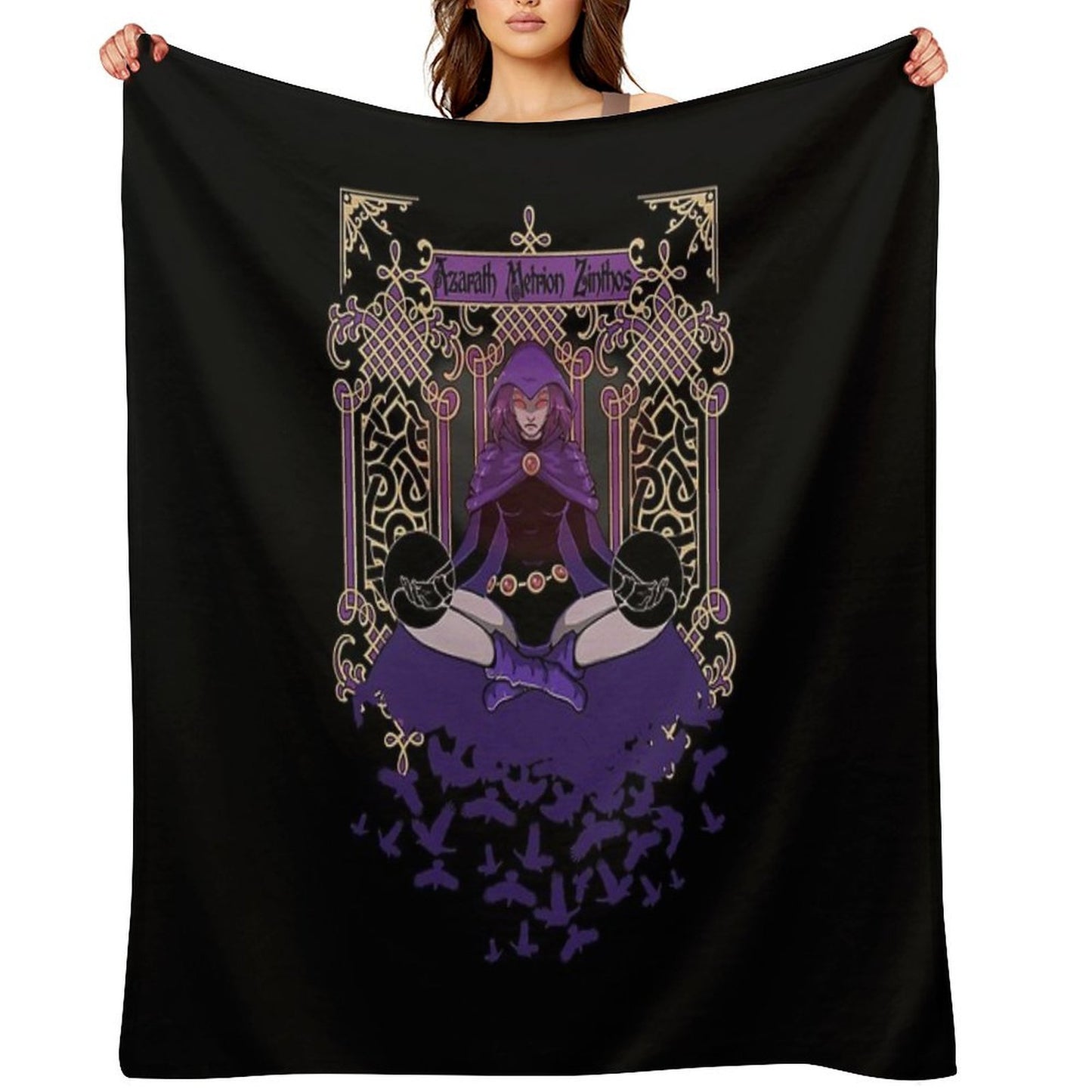 Raven Teen Titans Throw Blanket
