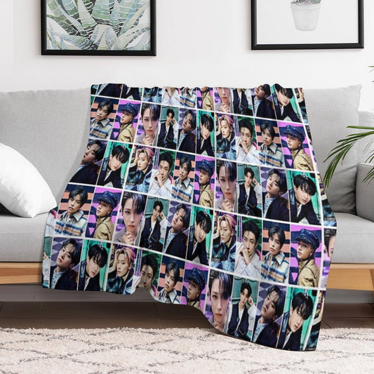 Stray Kids The Sound Skz Skzoo Stay Felix Bang Chan Hyunjin Lee Know Changbin I.N. Seungmin Han Throw Blanket