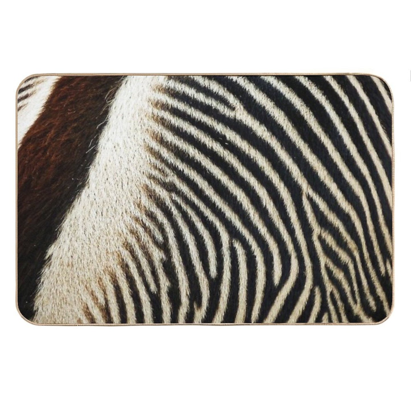 Zebra Caboose Bath Mat