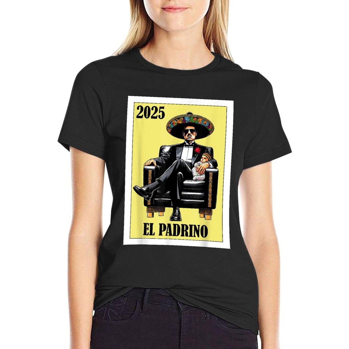 Funny Mexican Baptism Padrino Proposal 2025 - El Padrino T-Shirt