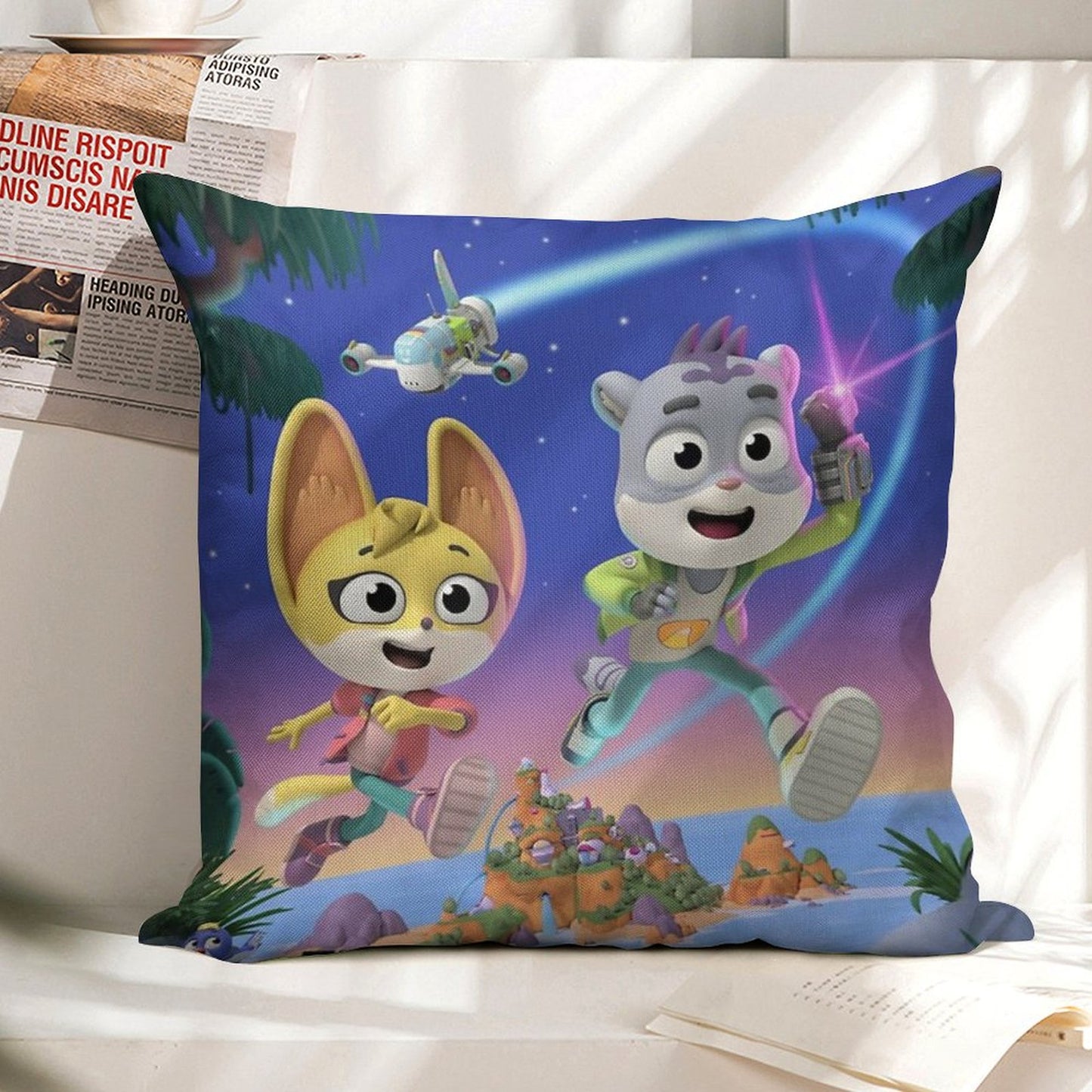 The Creature Cases Linen Throw Pillow Cover